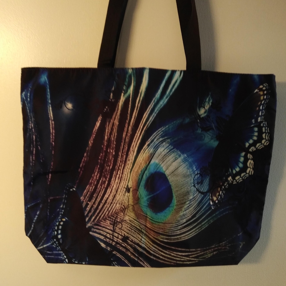 NEW - Tote bag - shoulder bag - Peacock